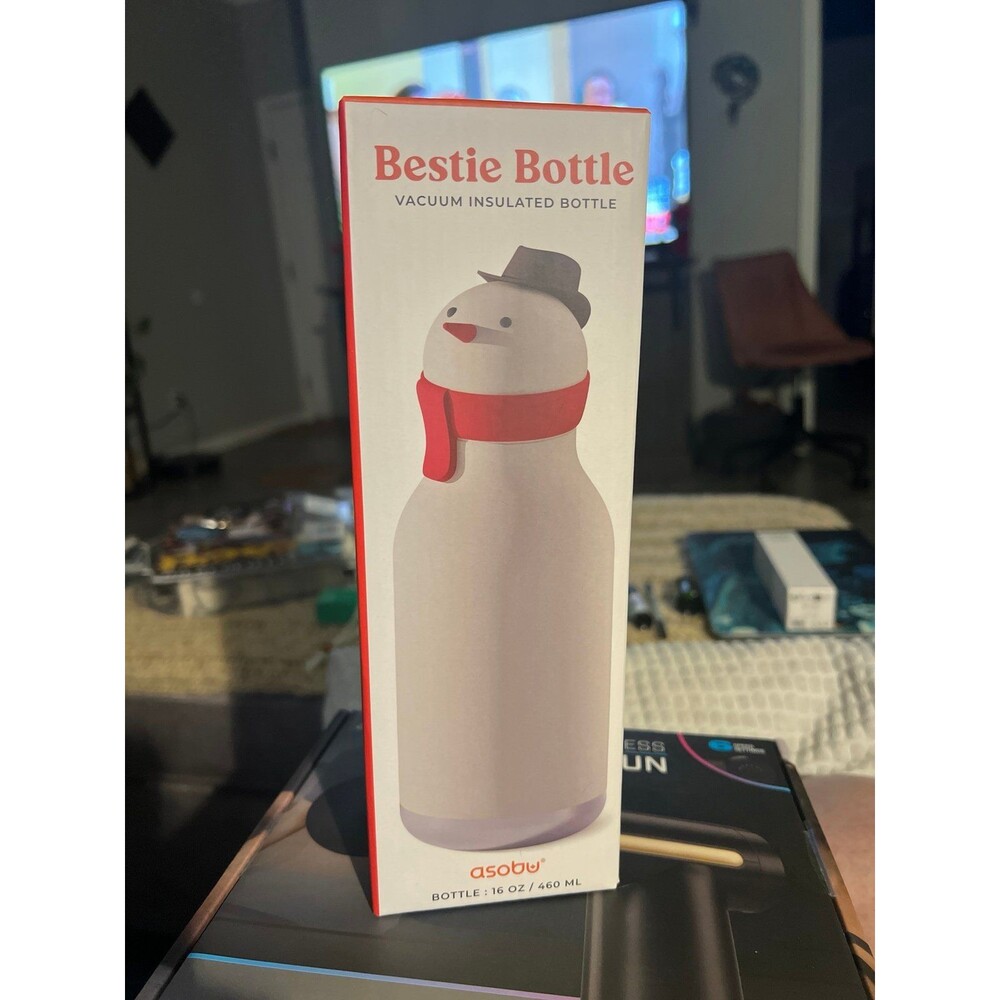Bestie Bottle Snowman Water Bottle